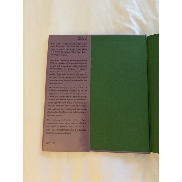 The Adventures of Pippi Longstocking by Astrid Lindgren Hardcover - Picture 4 of 4